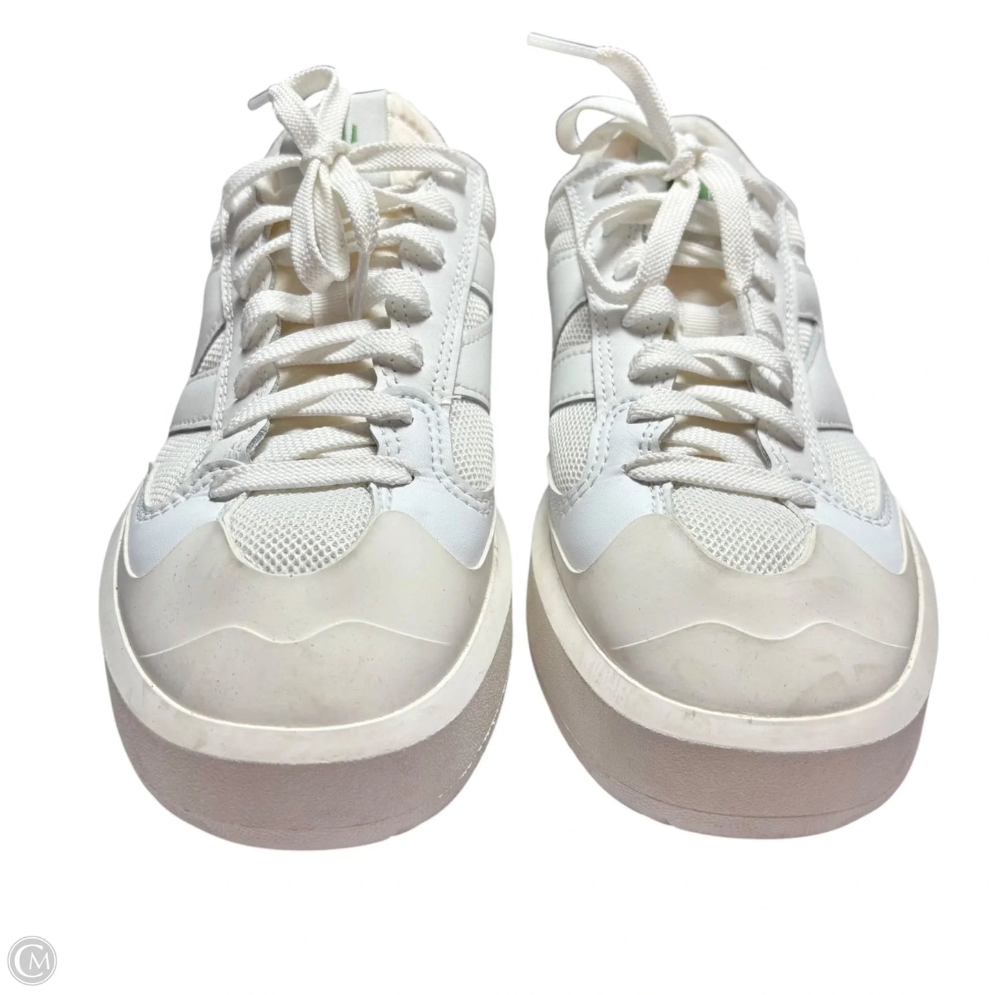 Shoes Sneakers By New Balance In Green & White, Size: 7