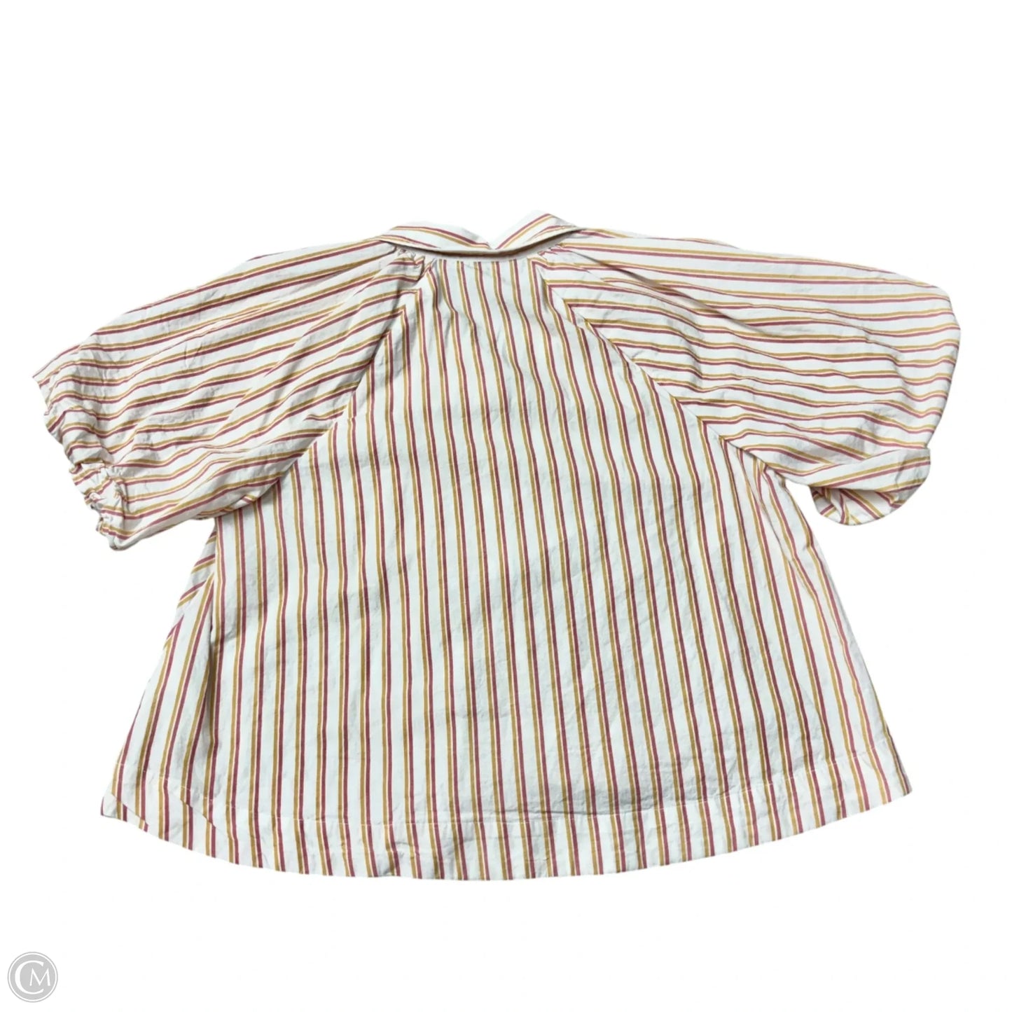 Top Short Sleeve By Maeve In Striped Pattern, Size: S