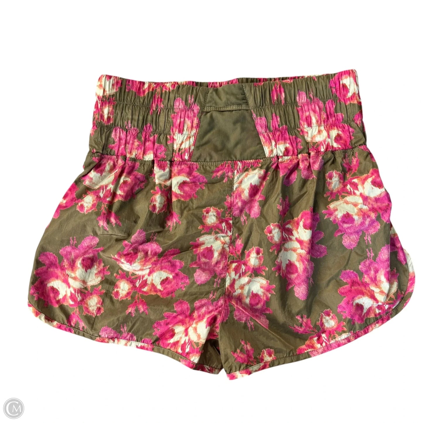 Athletic Shorts By Free People In Brown & Pink, Size: Xl