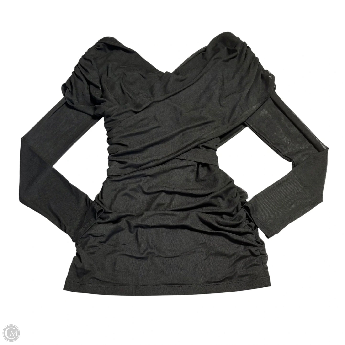 Top Long Sleeve By Loft In Black, Size: M