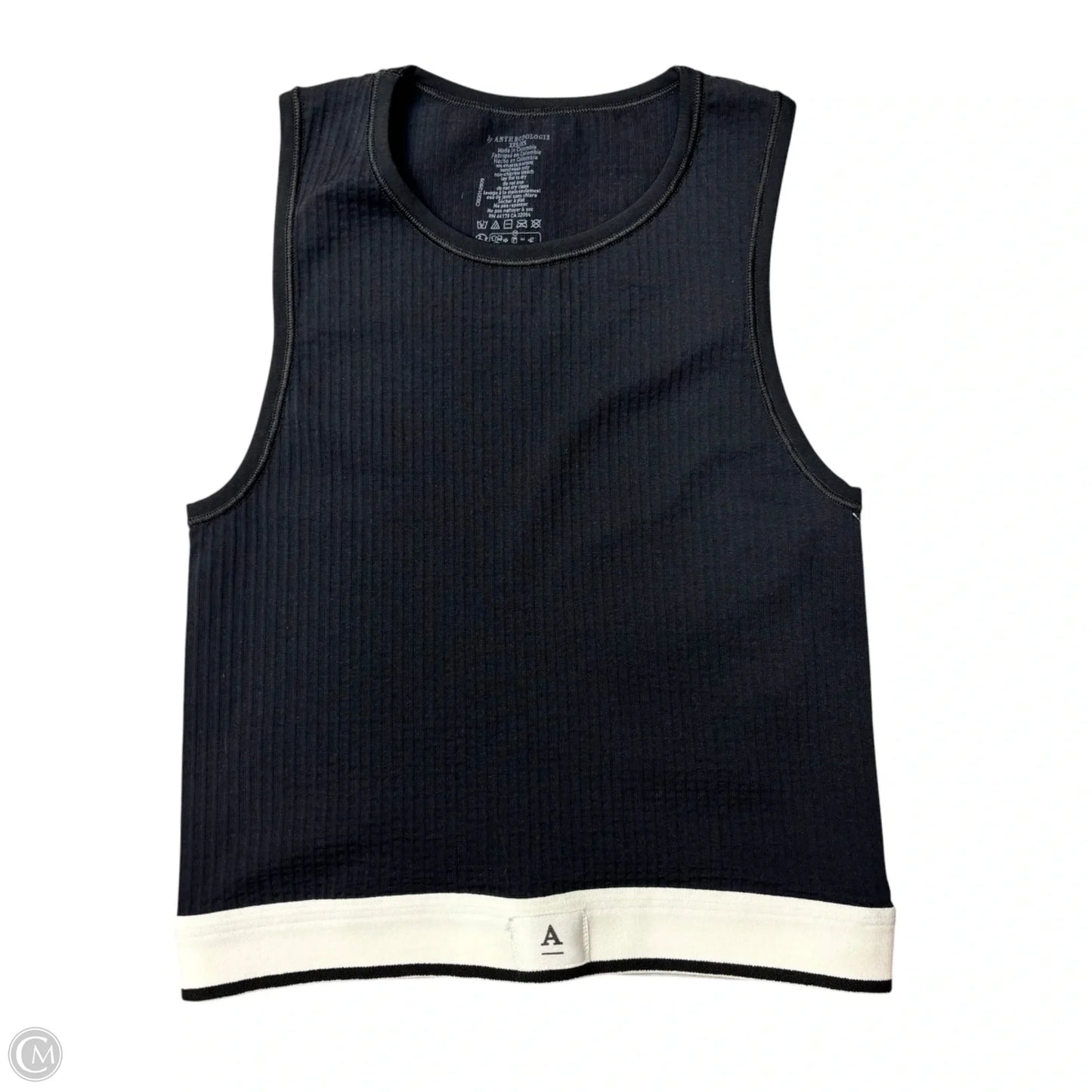 Athletic Tank Top By Anthropologie In Black, Size: Xxs