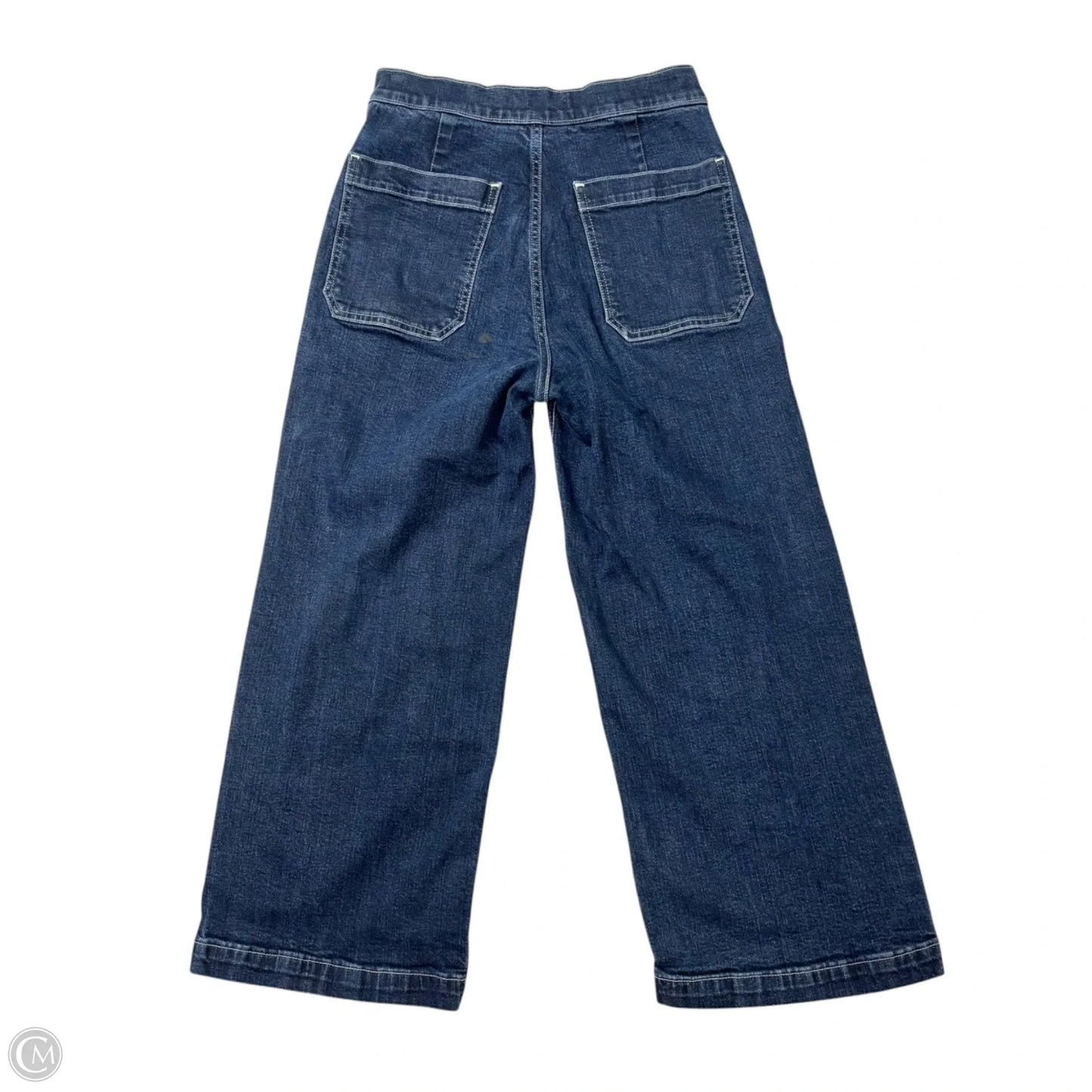 Jeans Wide Leg By J. Crew In Blue Denim, Size: 26