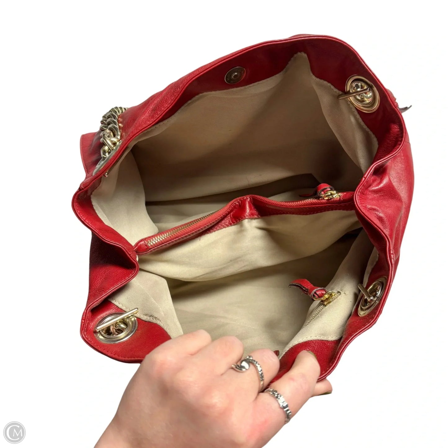 Handbag Designer By Valentino-mario, Size: Medium