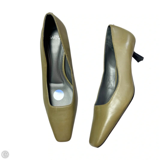 Shoes Heels Kitten By Sarto In Green, Size: 7.5