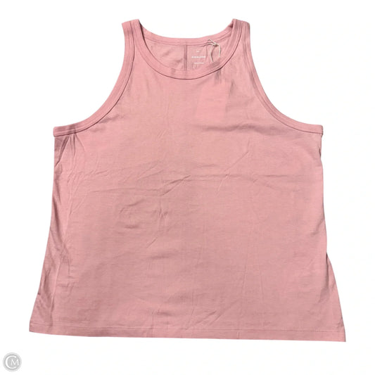 Top Sleeveless By Everlane In Pink, Size: Xxl