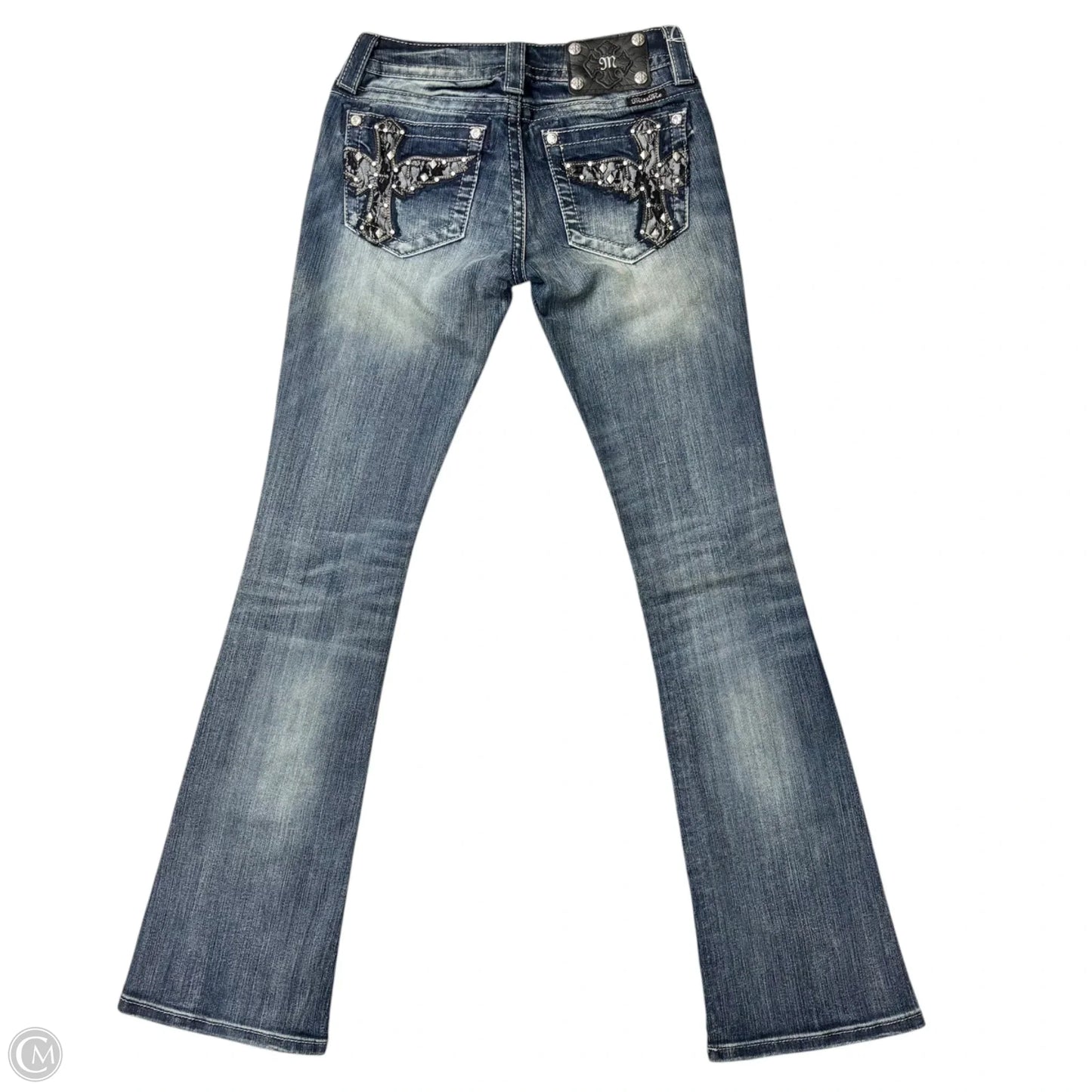 Jeans Boot Cut By Miss Me In Blue Denim, Size: 2