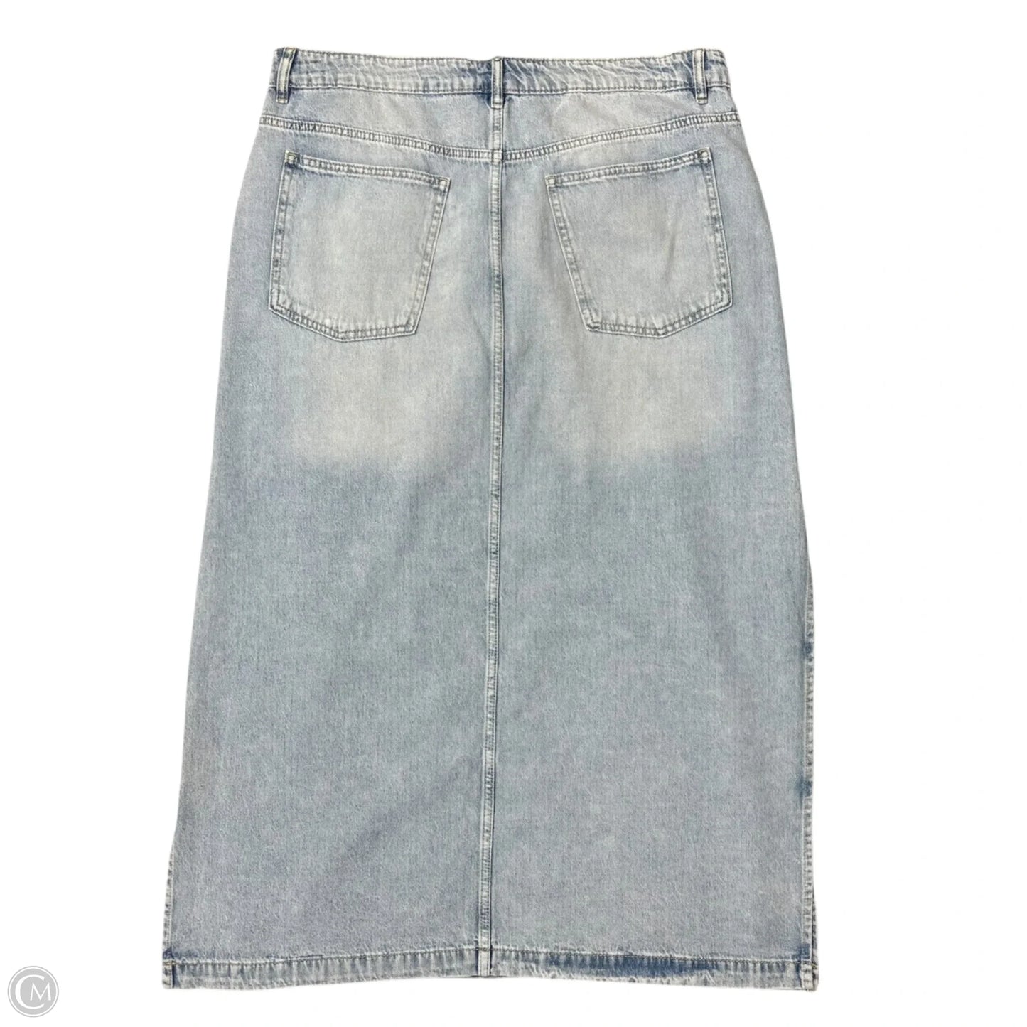 Skirt Designer By Rebecca Minkoff In Blue Denim, Size: 14