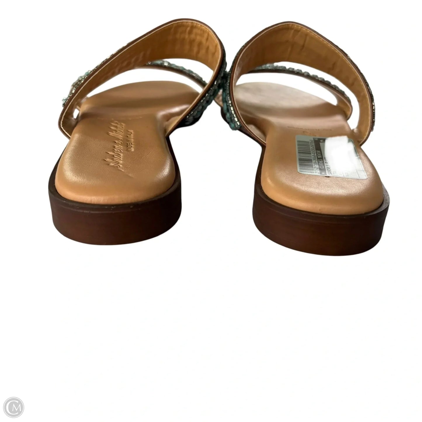 Sandals Flats By Andrea E Michele In Tan, Size: 7.5