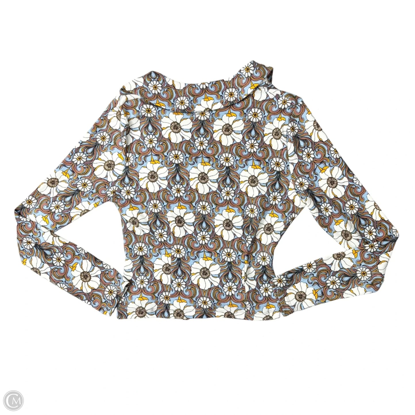 Top Long Sleeve By Maeve In Floral Print, Size: S