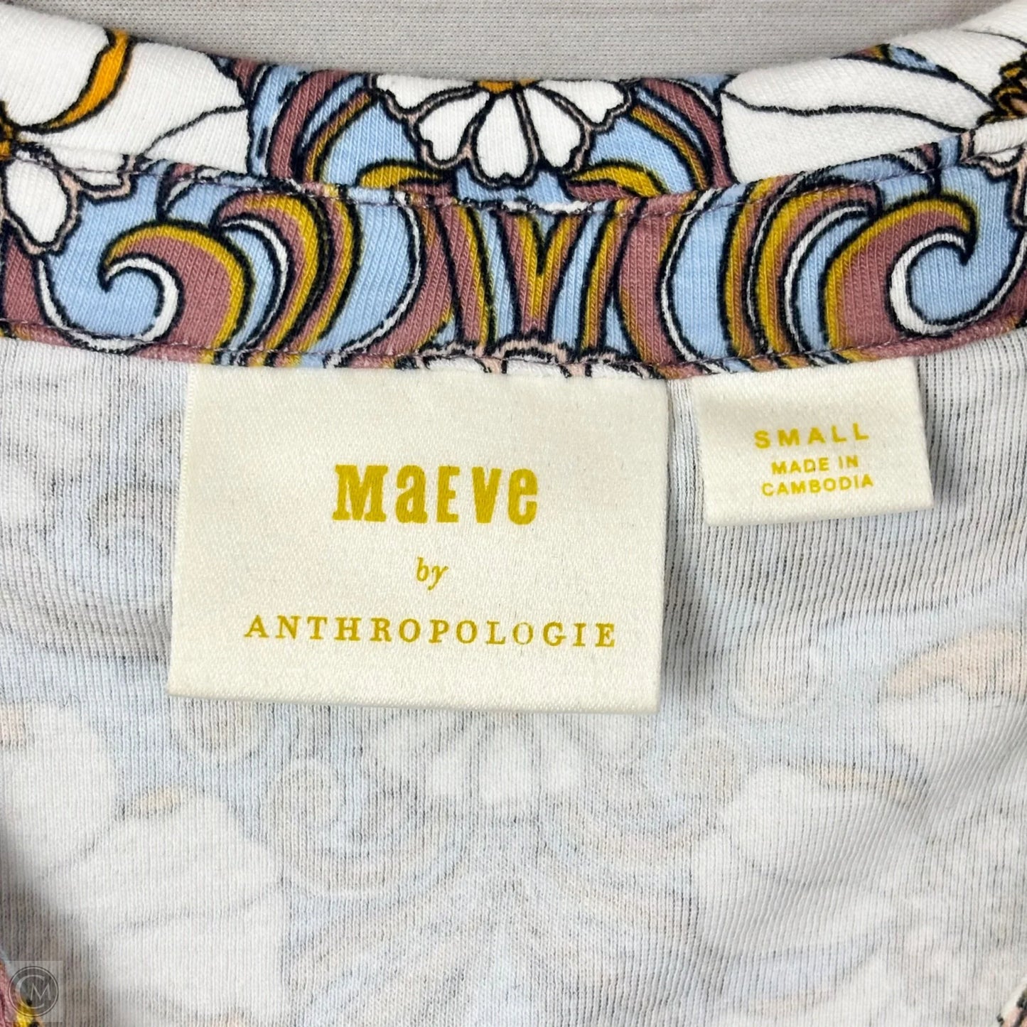 Top Long Sleeve By Maeve In Floral Print, Size: S