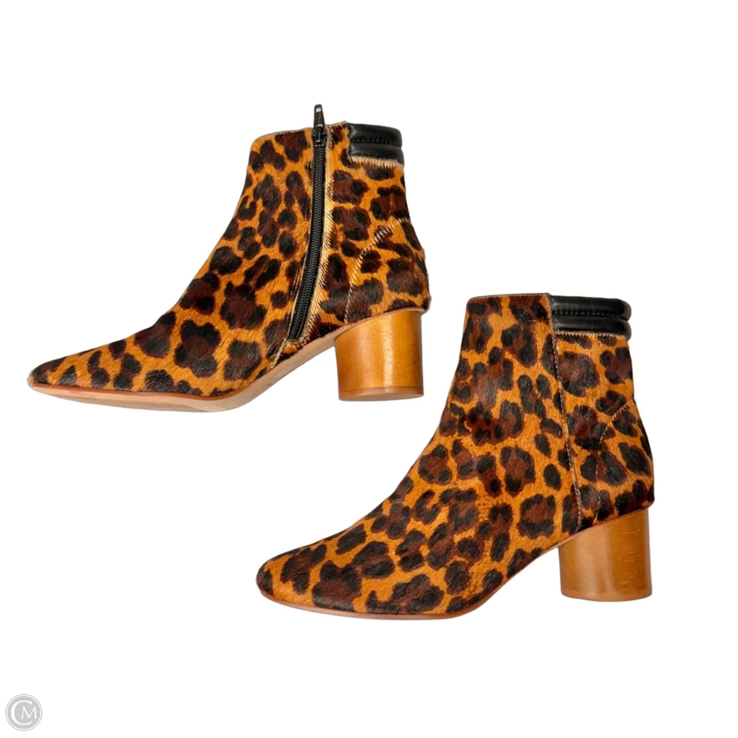 Shoes Heels Block By Bernardo In Animal Print, Size: 7