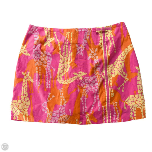 Skirt Designer By Lilly Pulitzer In Pink & Yellow, Size: S