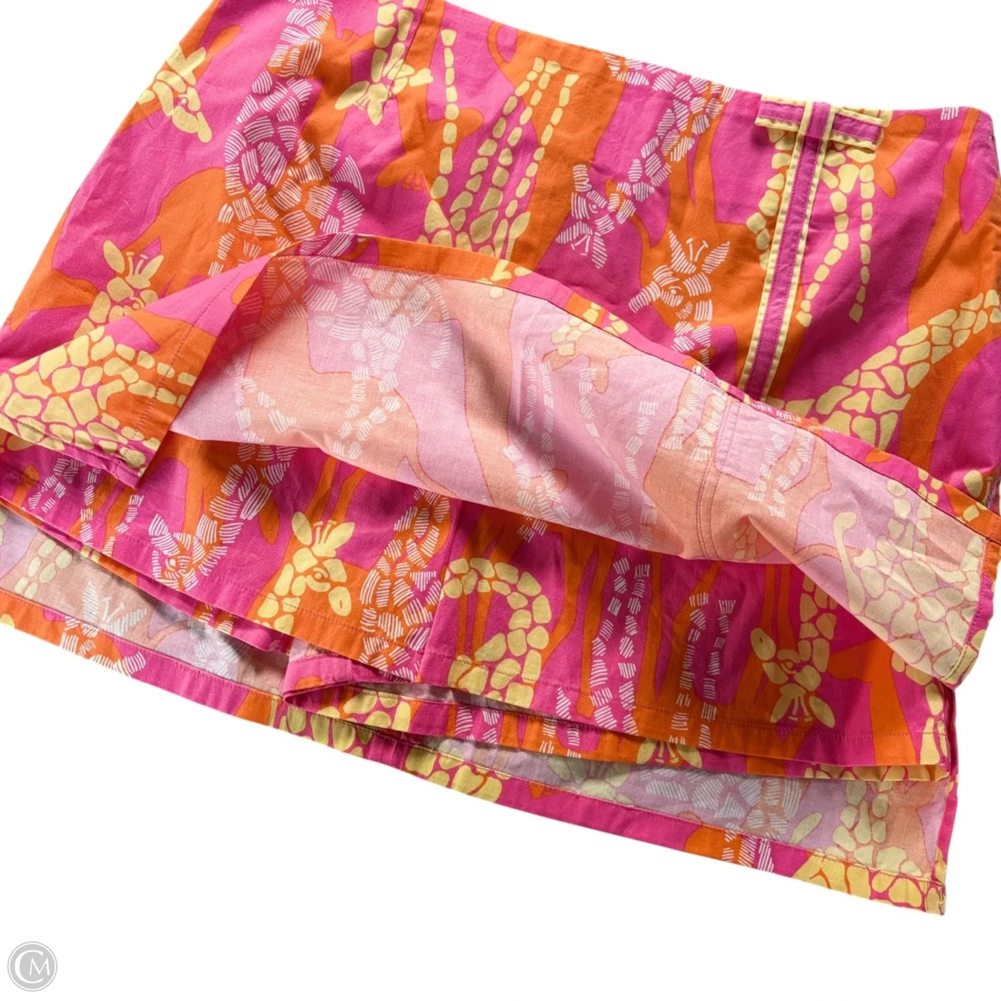 Skirt Designer By Lilly Pulitzer In Pink & Yellow, Size: S