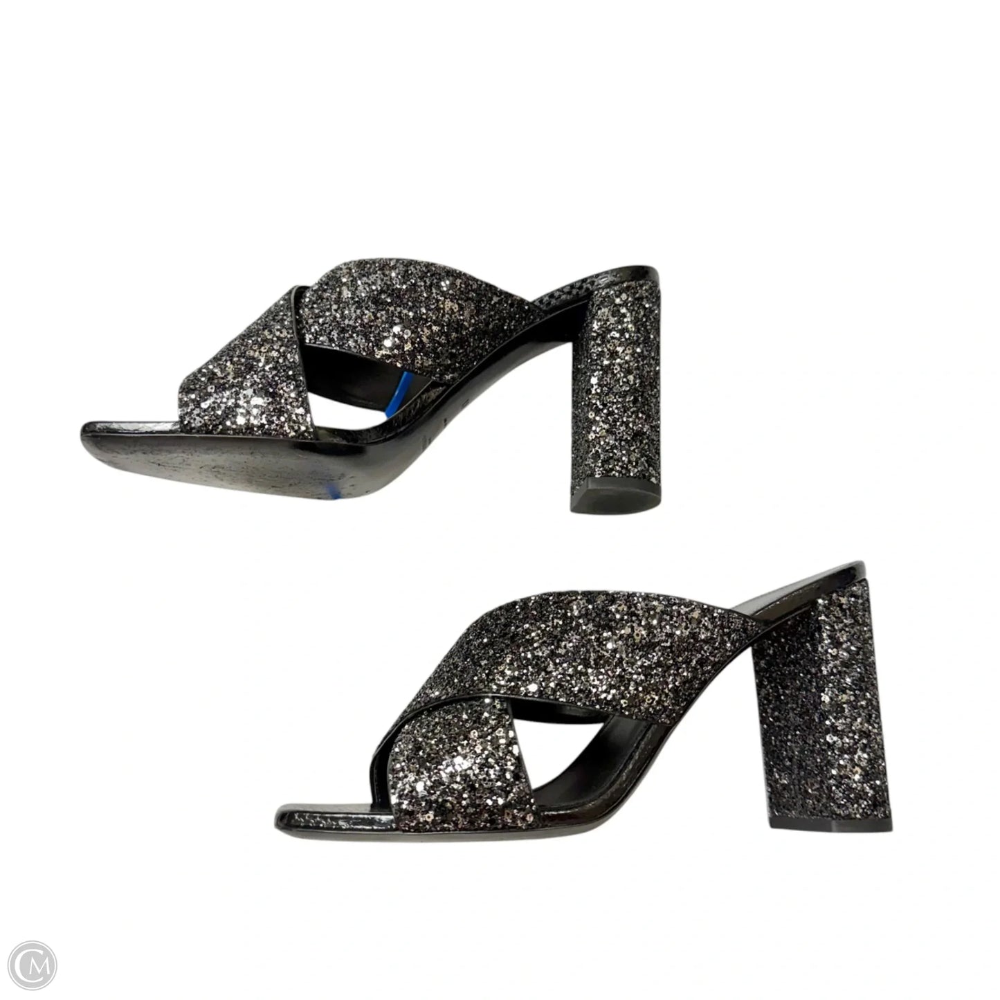 Shoes Luxury Designer By Yves Saint Laurent In Black, Size: 10.5