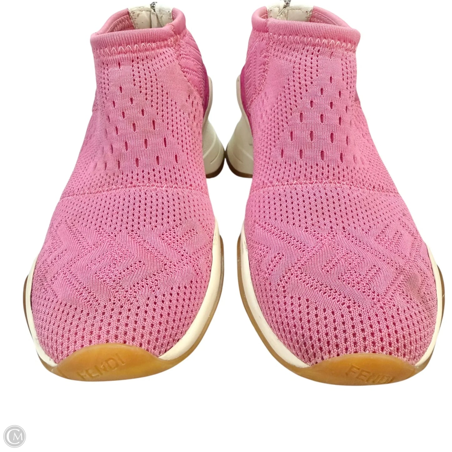 Shoes Luxury Designer By Fendi In Pink, Size: 5.5