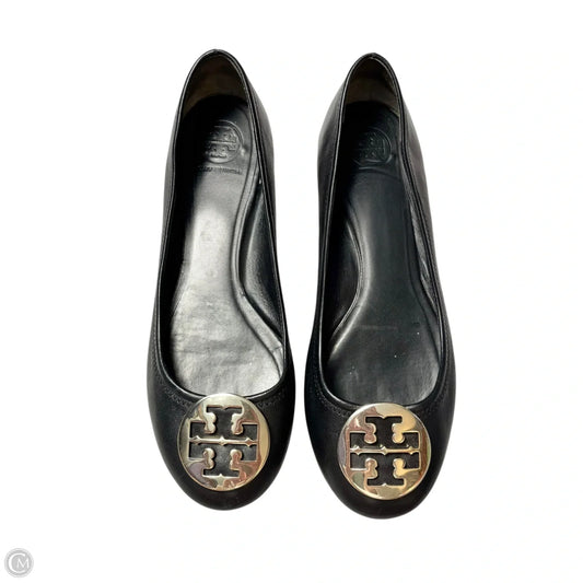 Shoes Designer By Tory Burch In Black & Silver, Size: 10