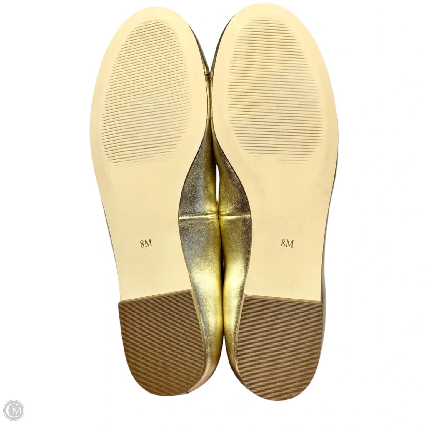 Shoes Flats By Talbots In Gold, Size: 8