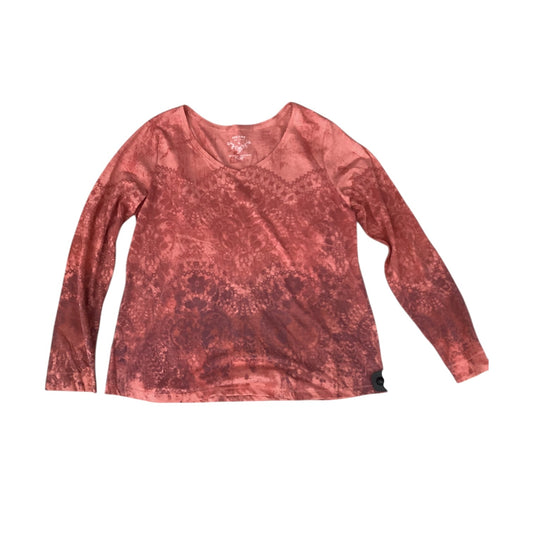 Top Ls By Sonoma In Coral, Size:Xl