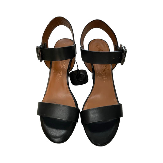 Sandals Heels Wedge By Arturo Chiang In Black, Size:7