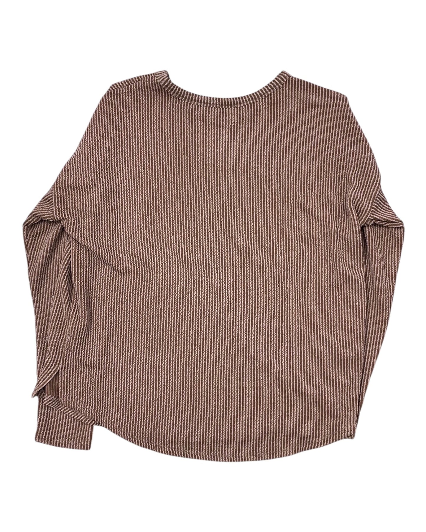 Top Ls By Maurices In Brown, Size:L