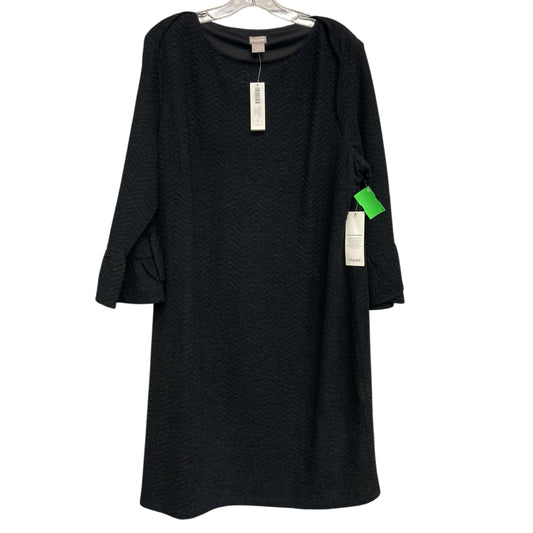 Dress Work By Chicos In Black, Size:Xl