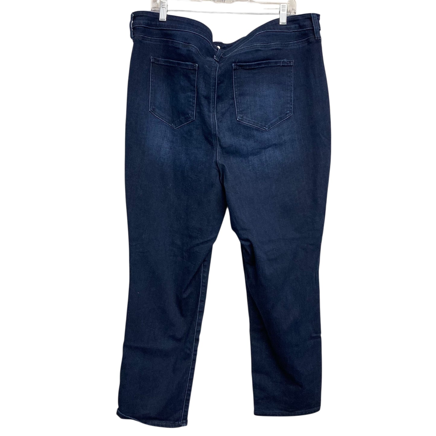 Jeans Straight By Not Your Daughters Jeans In Blue Denim, Size:16