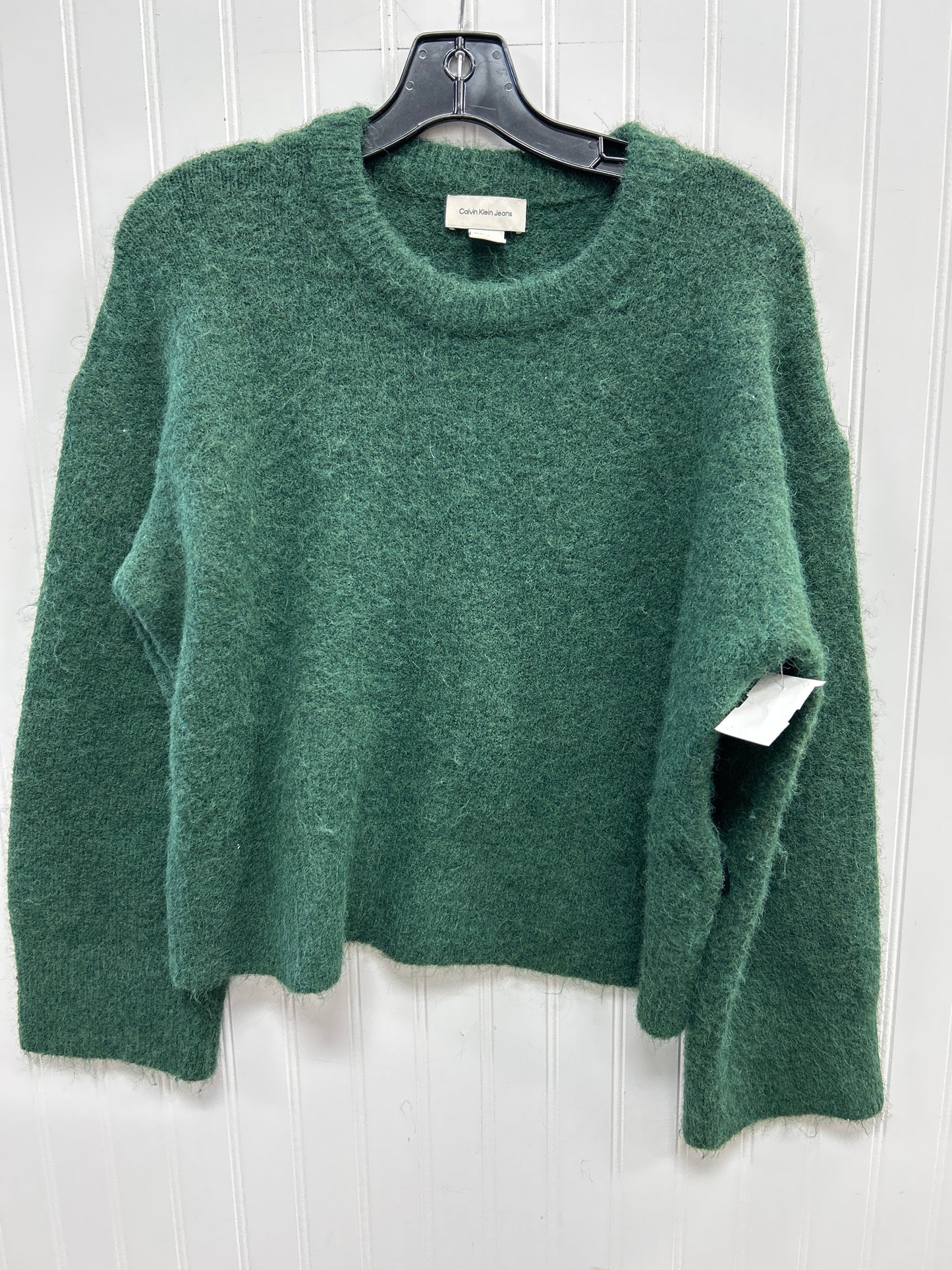 Sweater By Calvin Klein In Green, Size:M