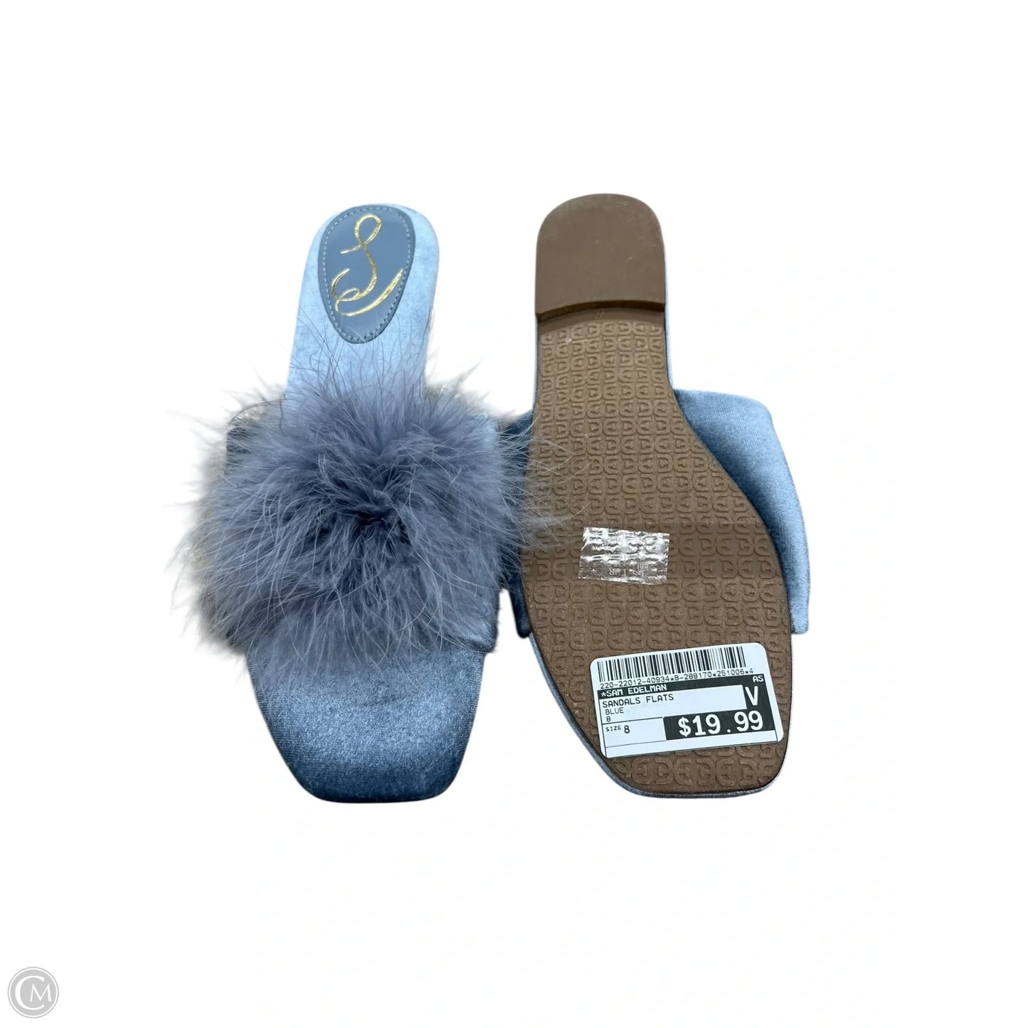 Sandals Flats By Sam Edelman In Blue, Size: 8