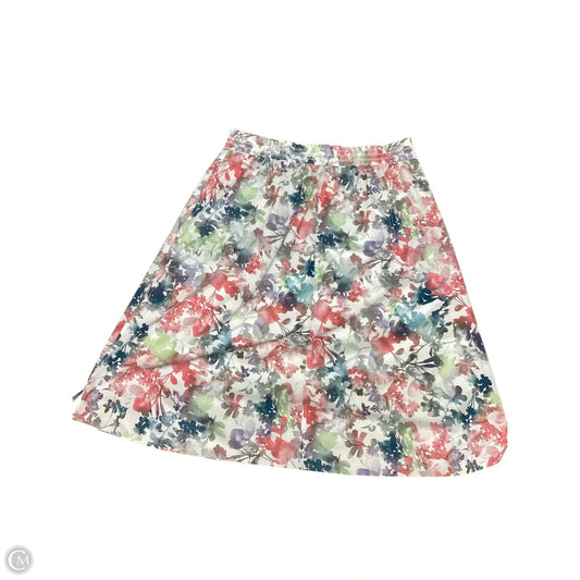 Athletic Skirt By Athleta In Floral Print, Size: Xl