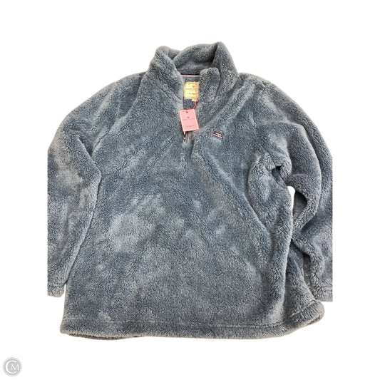Jacket Fleece By Simply Southern In Blue, Size: Xl