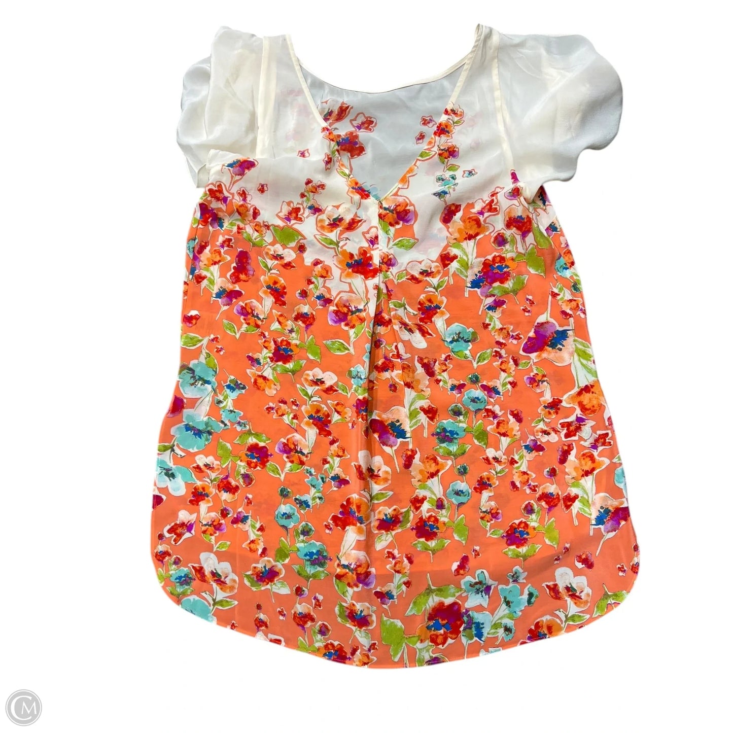 Blouse Short Sleeve By Maeve In Floral Print, Size: S
