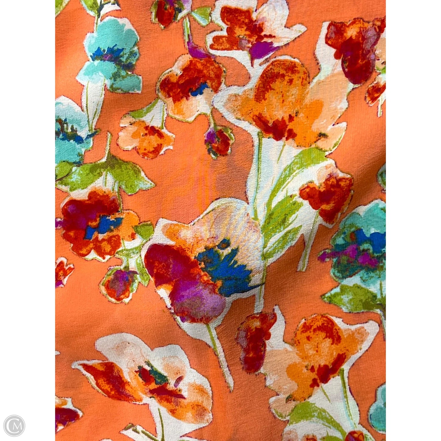 Blouse Short Sleeve By Maeve In Floral Print, Size: S