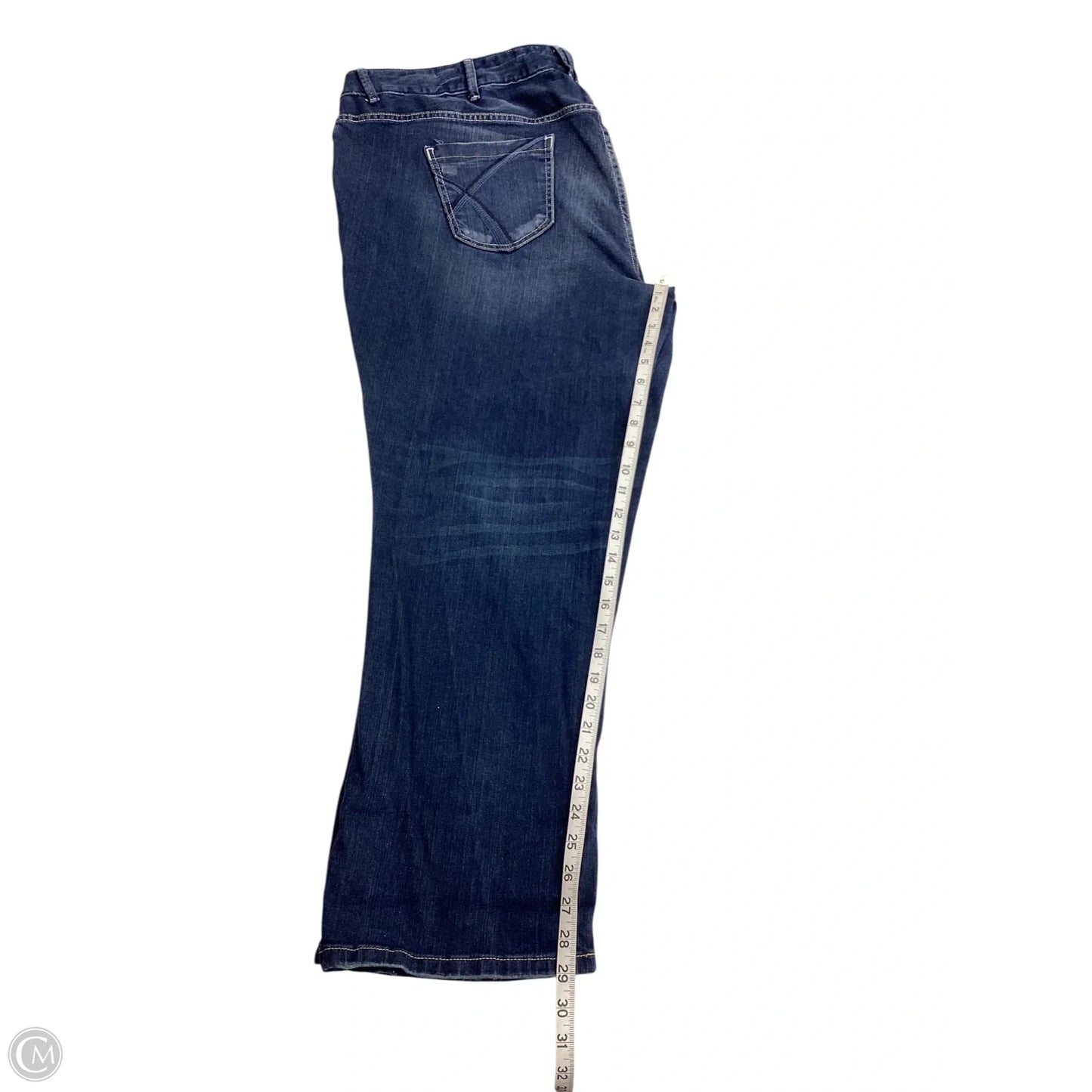 Jeans Cropped By Lane Bryant In Blue, Size: 4x