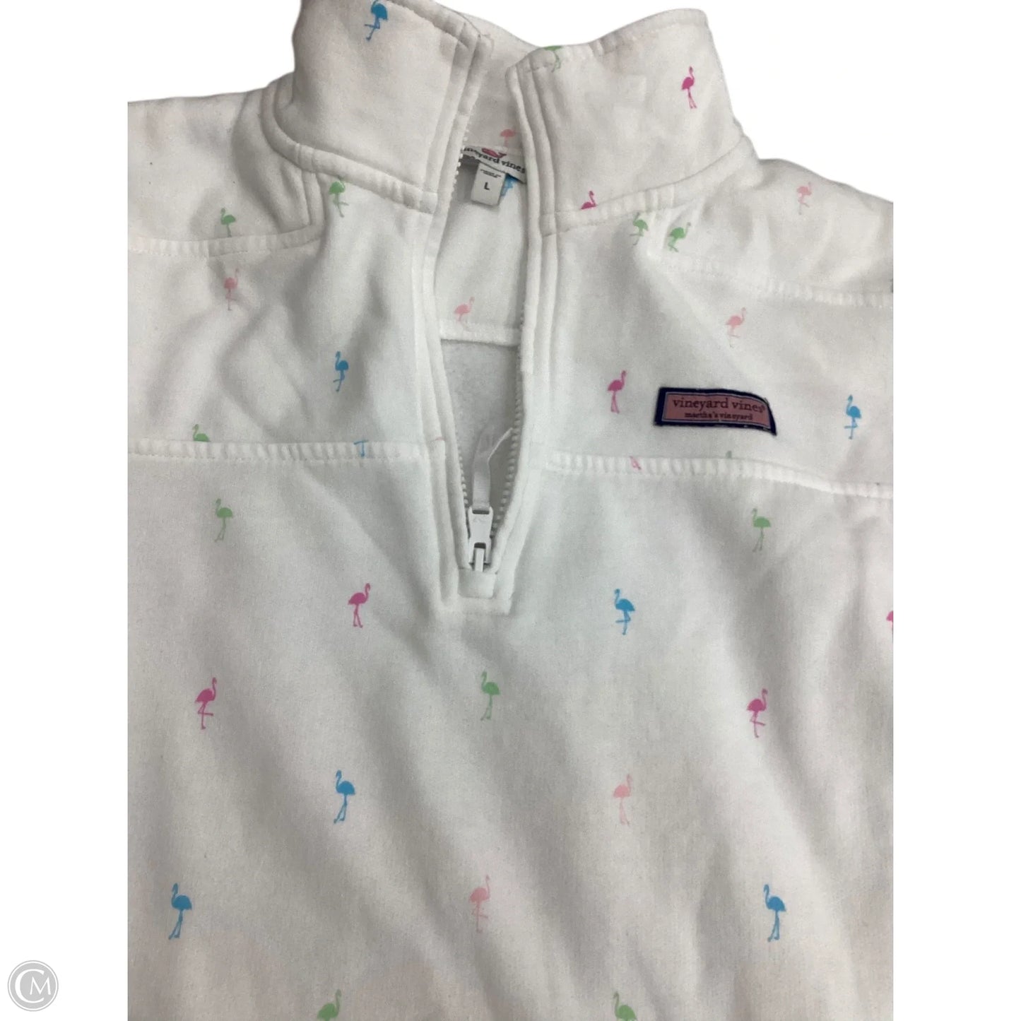 Sweatshirt Crewneck By Vineyard Vines In White, Size: L