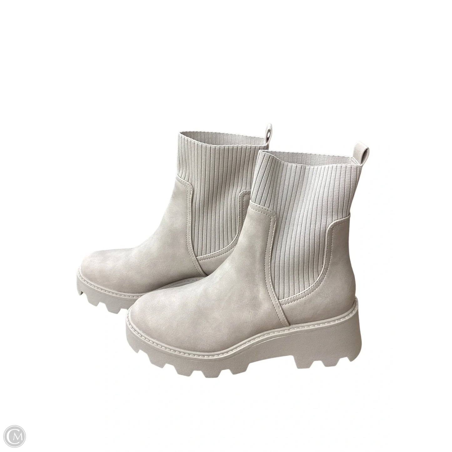 Boots Mid-calf Heels By Dolce Vita In Beige, Size: 9