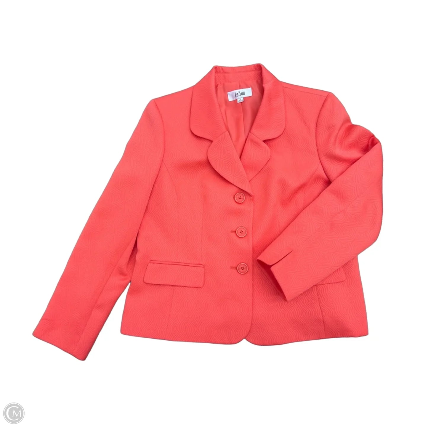 Blazer By Le Suit In Orange, Size: 1x
