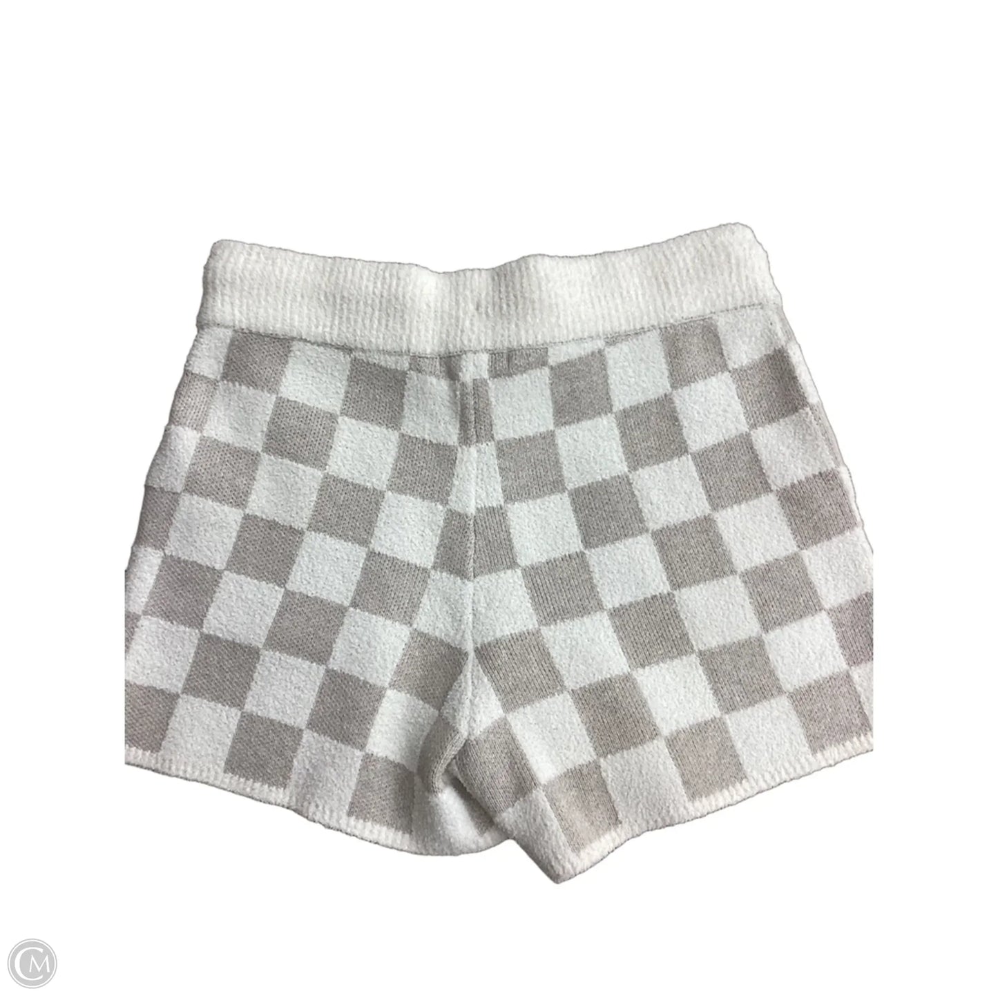 Shorts By Barefoot Dreams In Cream & Tan, Size: S