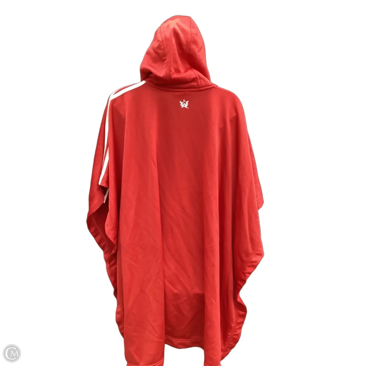 Athletic Sweatshirt Hoodie By Adidas In Red, Size: M