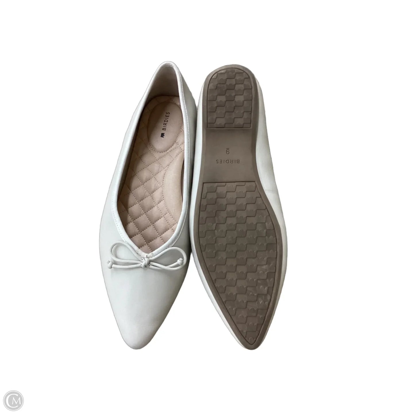 Shoes Flats By Birdies In Ivory, Size: 9