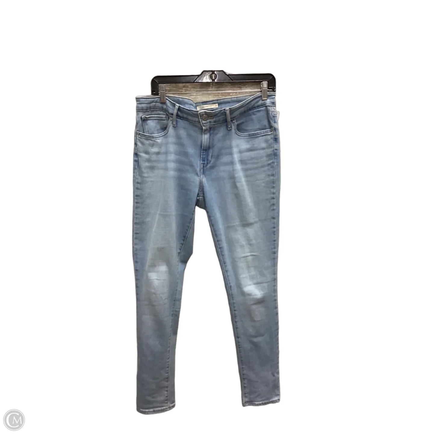 Jeans Skinny By Levis In Blue, Size: 10