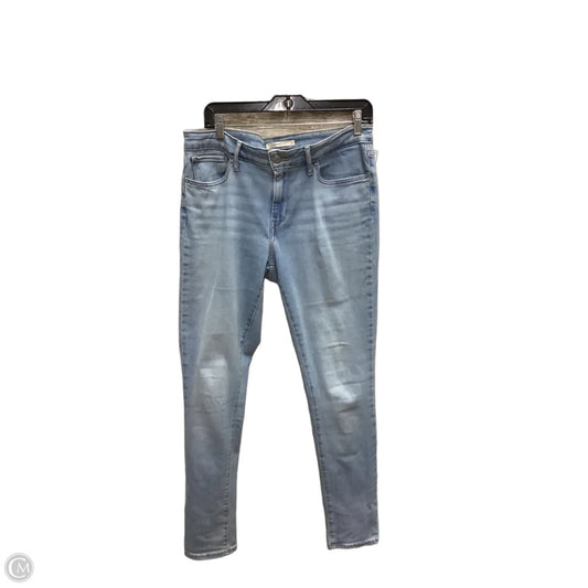 Jeans Skinny By Levis In Blue, Size: 10