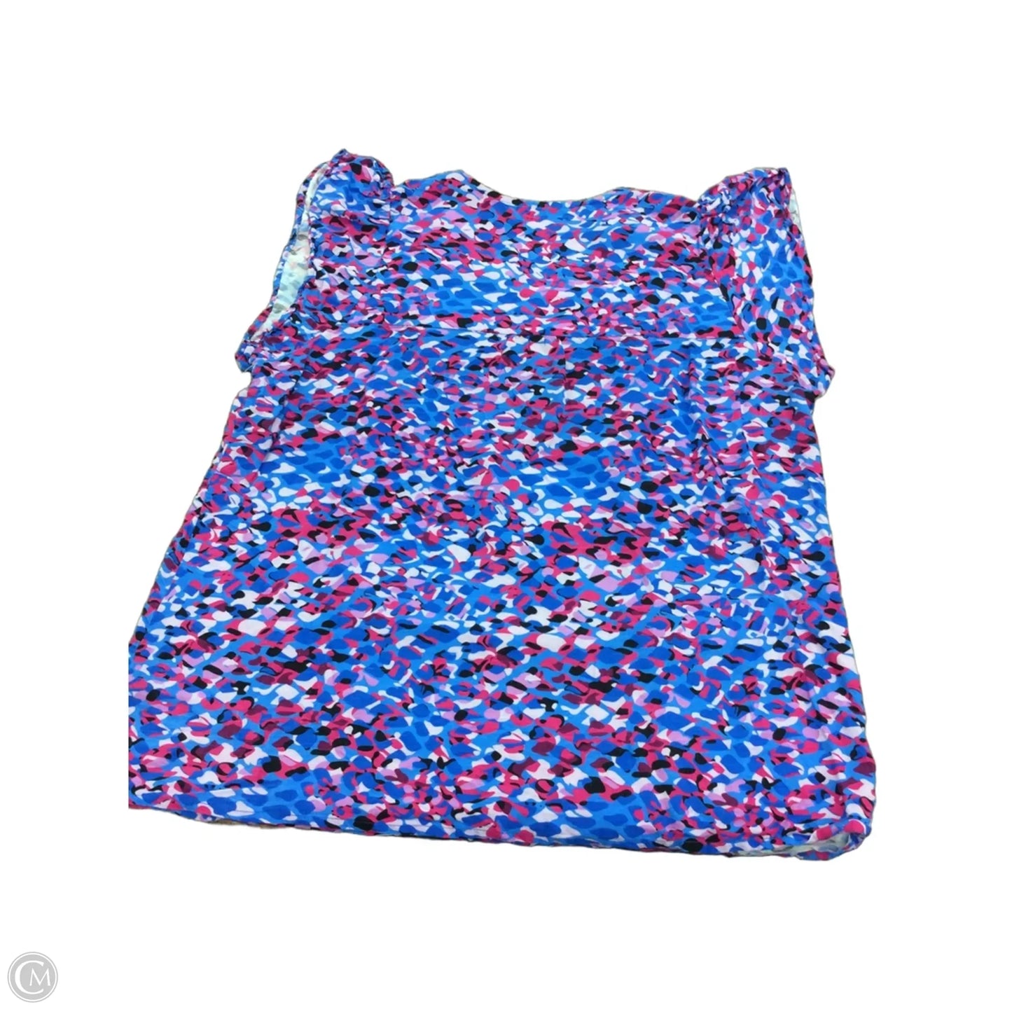 Top Short Sleeve By Clothes Mentor In Blue, Size: 2x