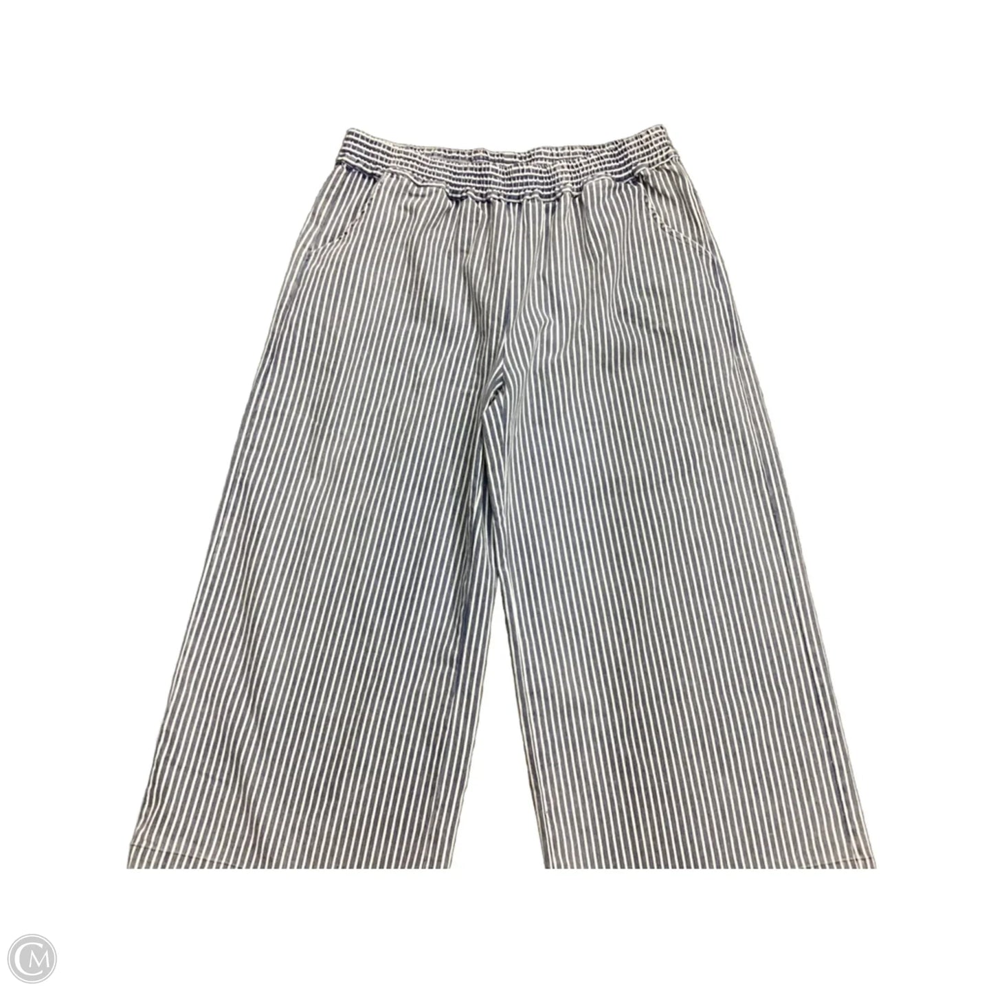 Jeans Wide Leg By Umgee In Striped Pattern, Size: 2x