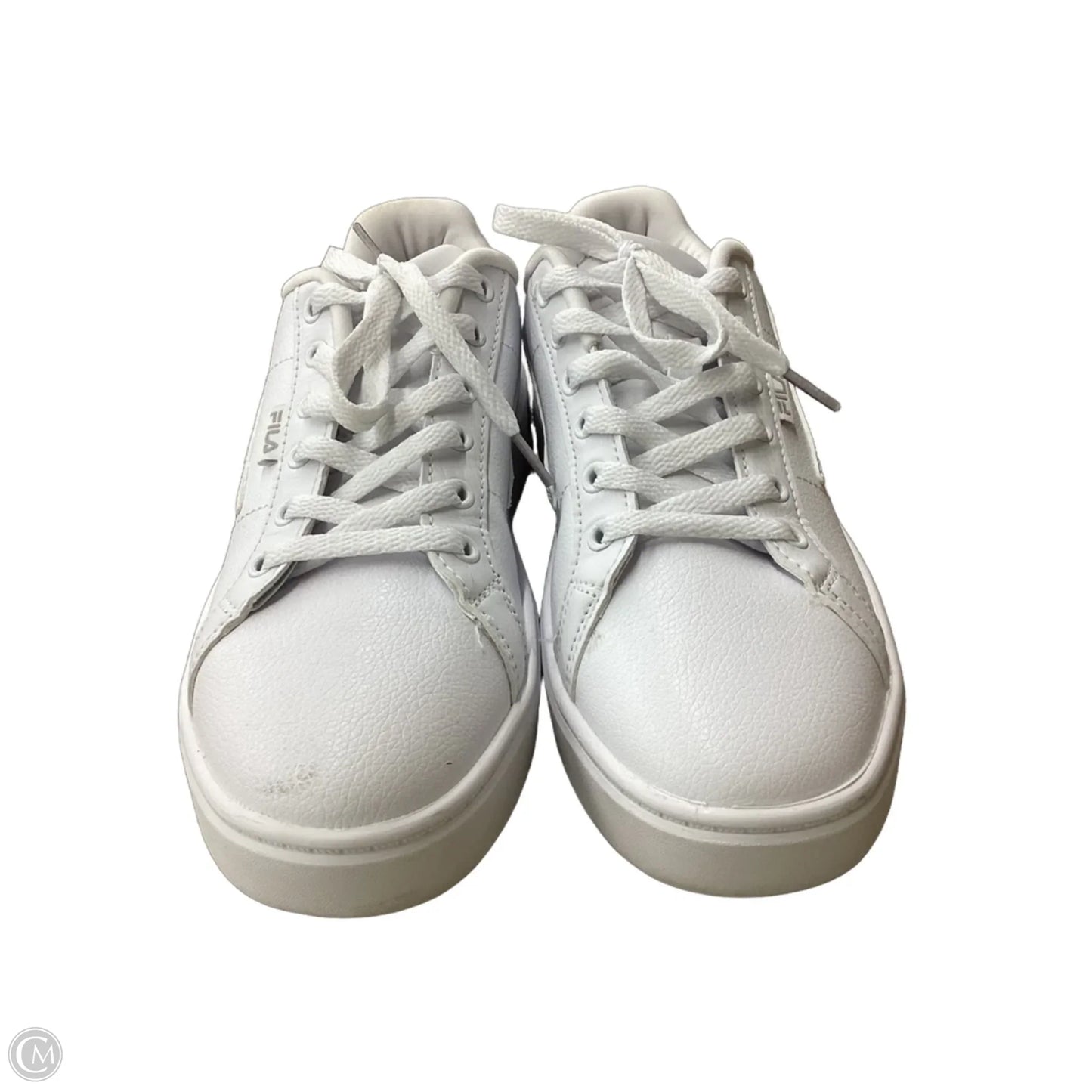 Shoes Athletic By Fila In White, Size: 7.5
