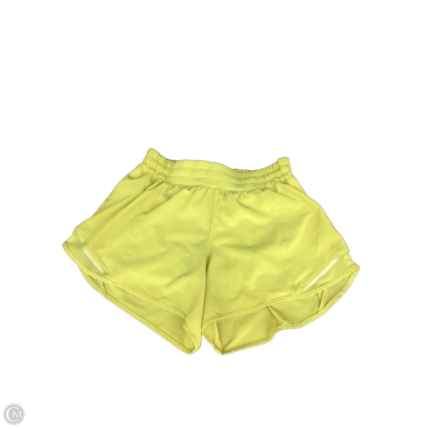 Athletic Shorts By Lululemon In Yellow, Size: S