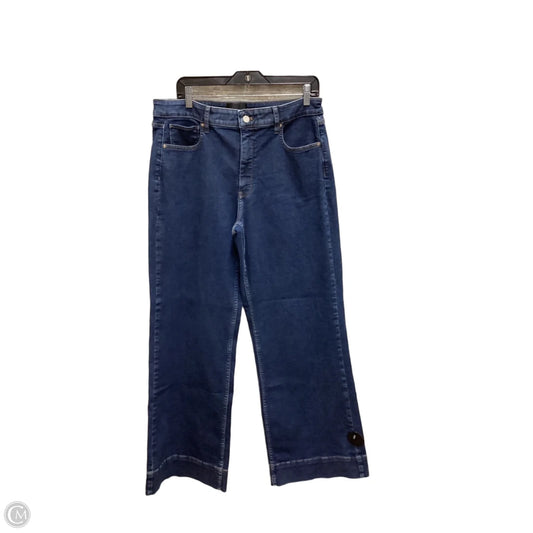 Jeans Wide Leg By White House Black Market In Blue, Size: 12