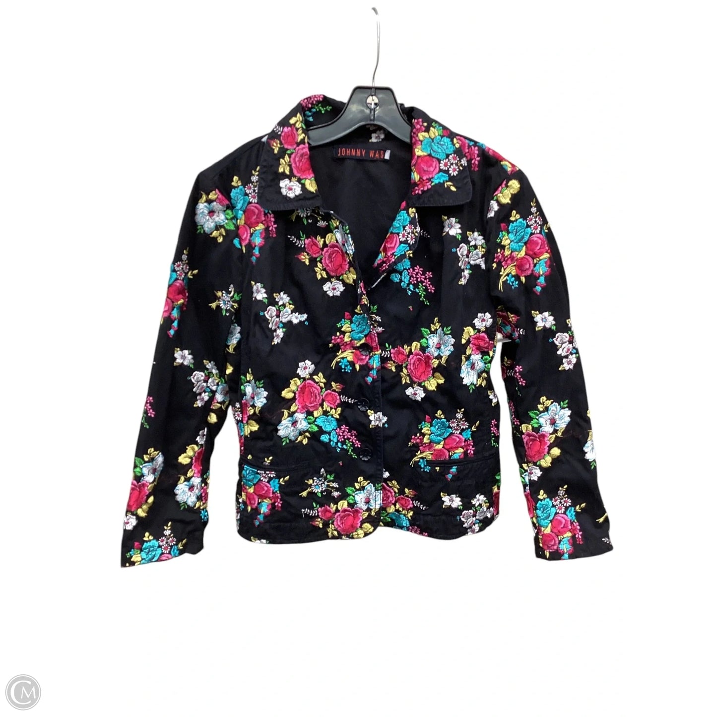 Jacket Other By Johnny Was In Floral Print, Size: Xl