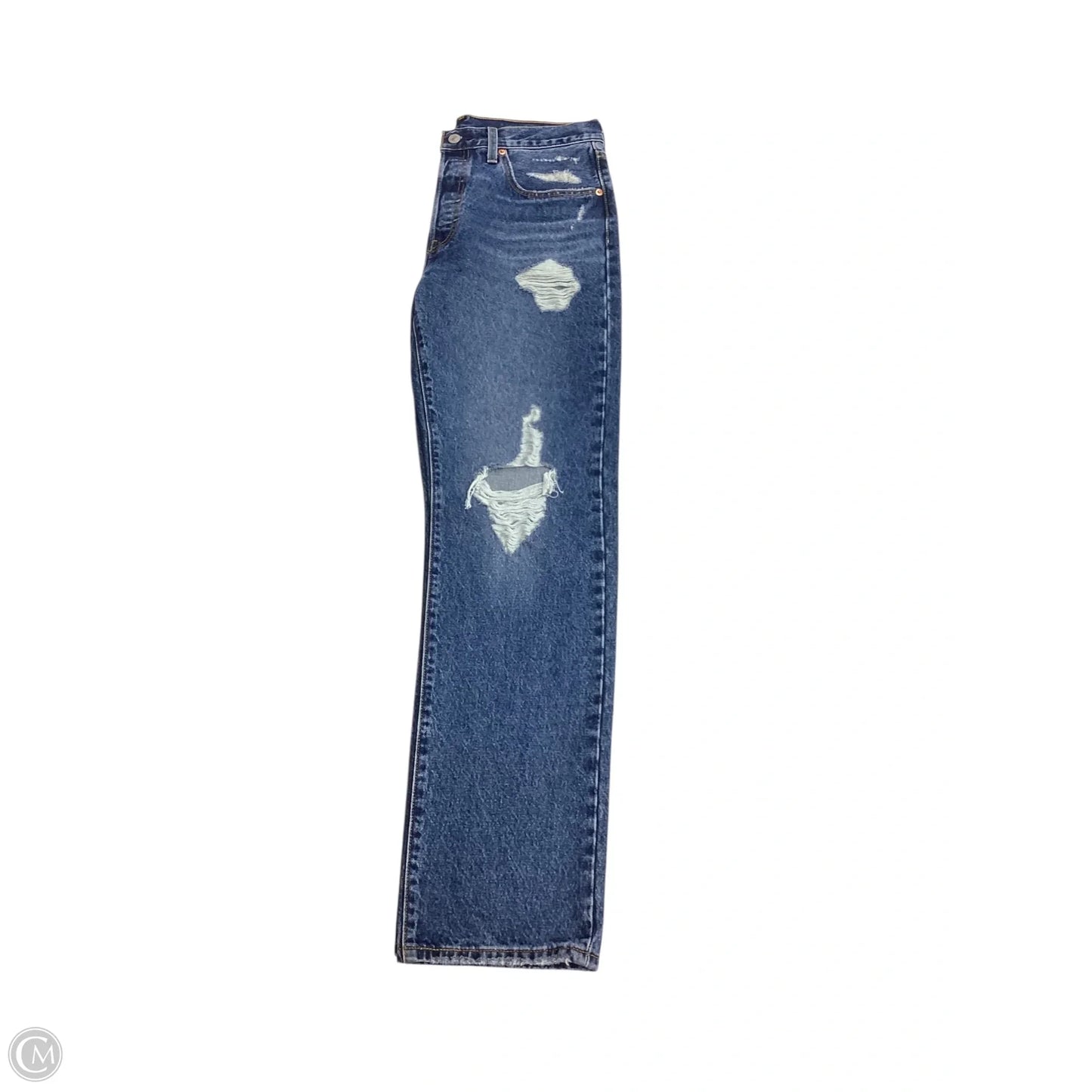 Jeans Skinny By Levis In Blue Denim, Size: 2