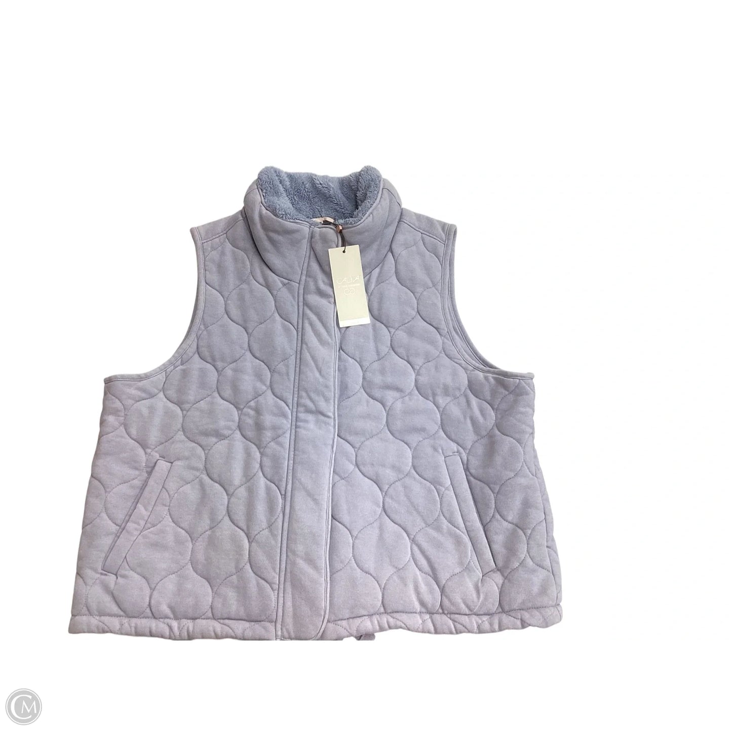 Vest Fleece By Calia In Blue, Size: Xl