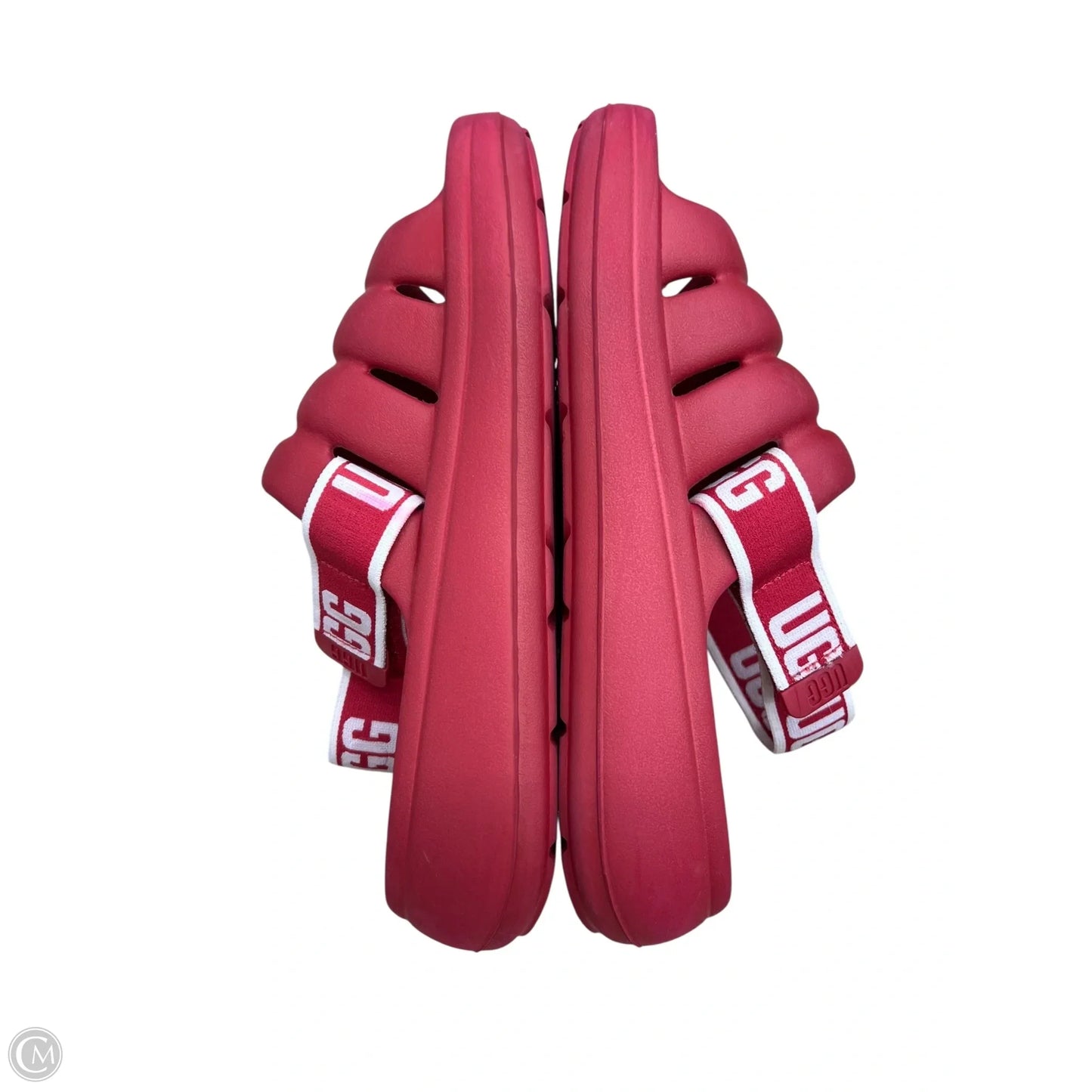 Sandals Designer By Ugg In Red, Size: 6